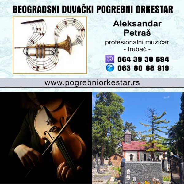 Solista na trubi ili violini za sahrane pogrebe Beograd